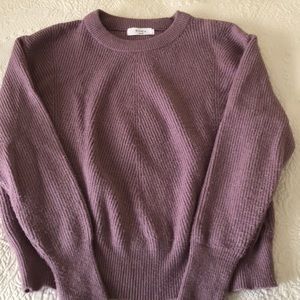 Lavender-colored sweater